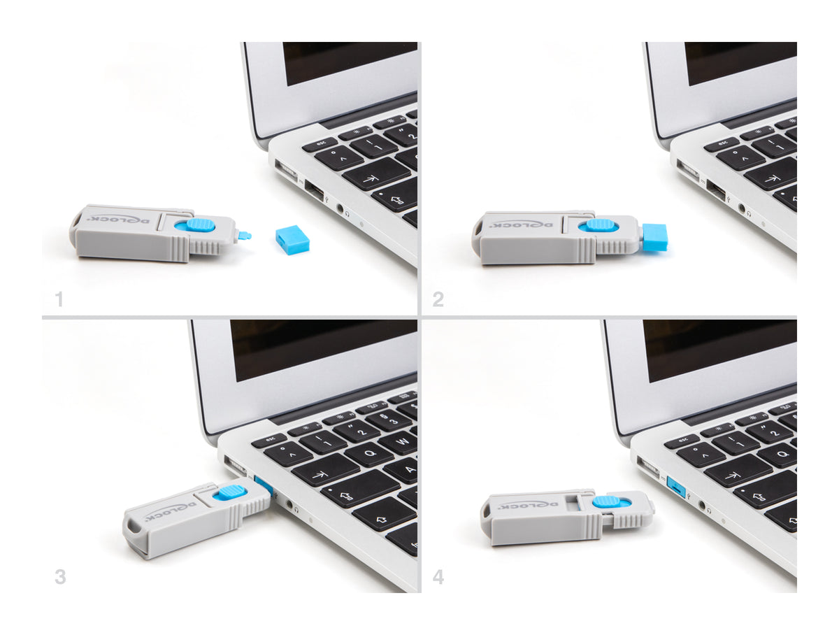 Delock 20923 | USB Port Blocker Set for USB Type-A Socket