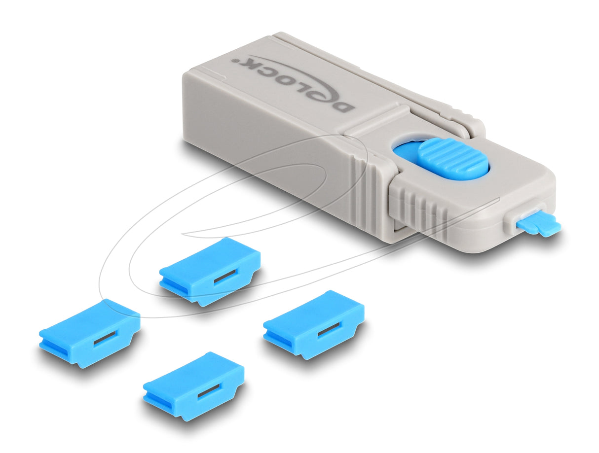 Delock 20924 | HDMI Port Blocker 4 Pieces + Locking Tool