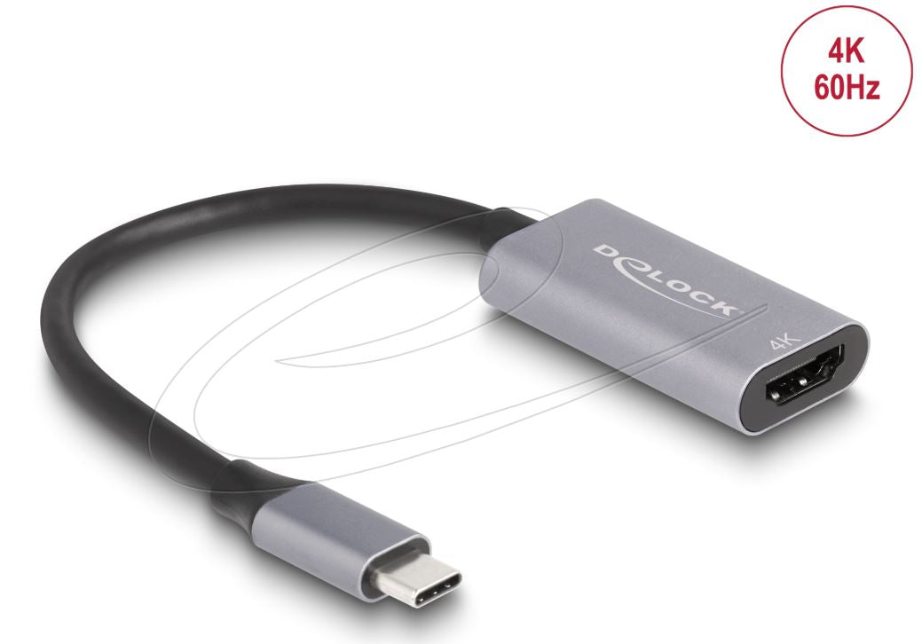 Delock 60020 | Delock Adapter USB Type-C™ male to HDMI female (DP Alt Mode) 4K 60 Hz with HDR and HDCP