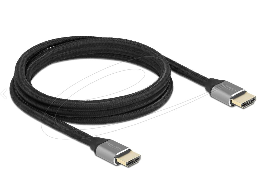 Delock 83996 | Delock Ultra High Speed HDMI Cable 48 Gbps 8K 60 Hz grey 2m certified