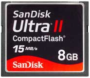 Sandisk Ultra and Extreme CF