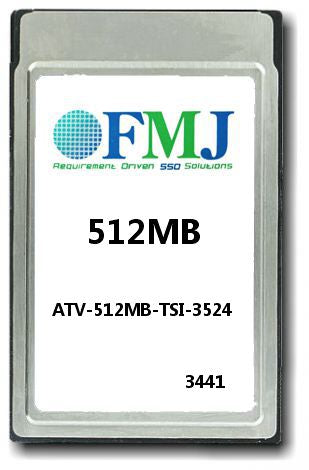 FMJ PCMCIA ATA Flash PC Card - Industrial Grade