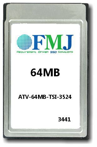 FMJ PCMCIA ATA Flash PC Card - Industrial Grade