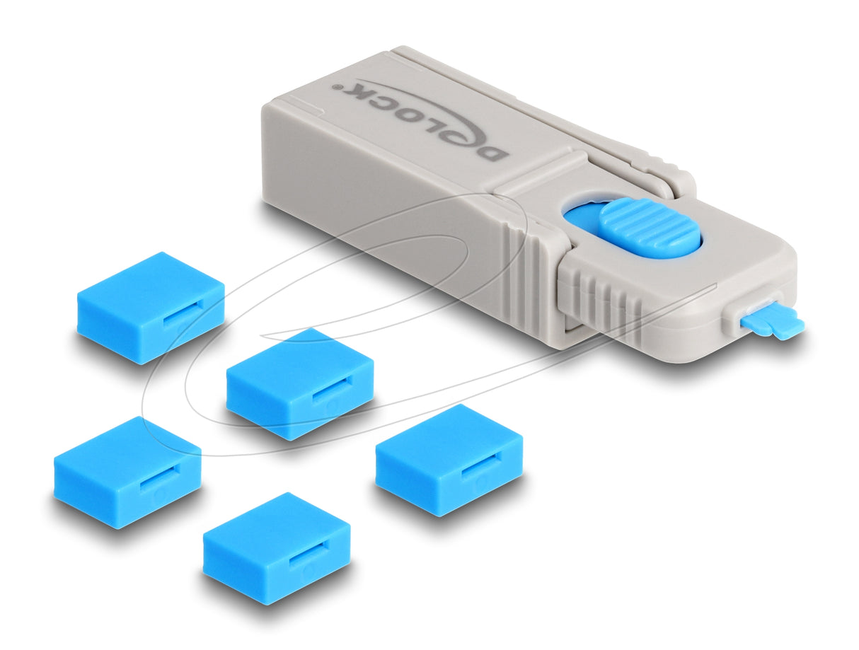 Delock 20923 | USB Port Blocker Set for USB Type-A Socket