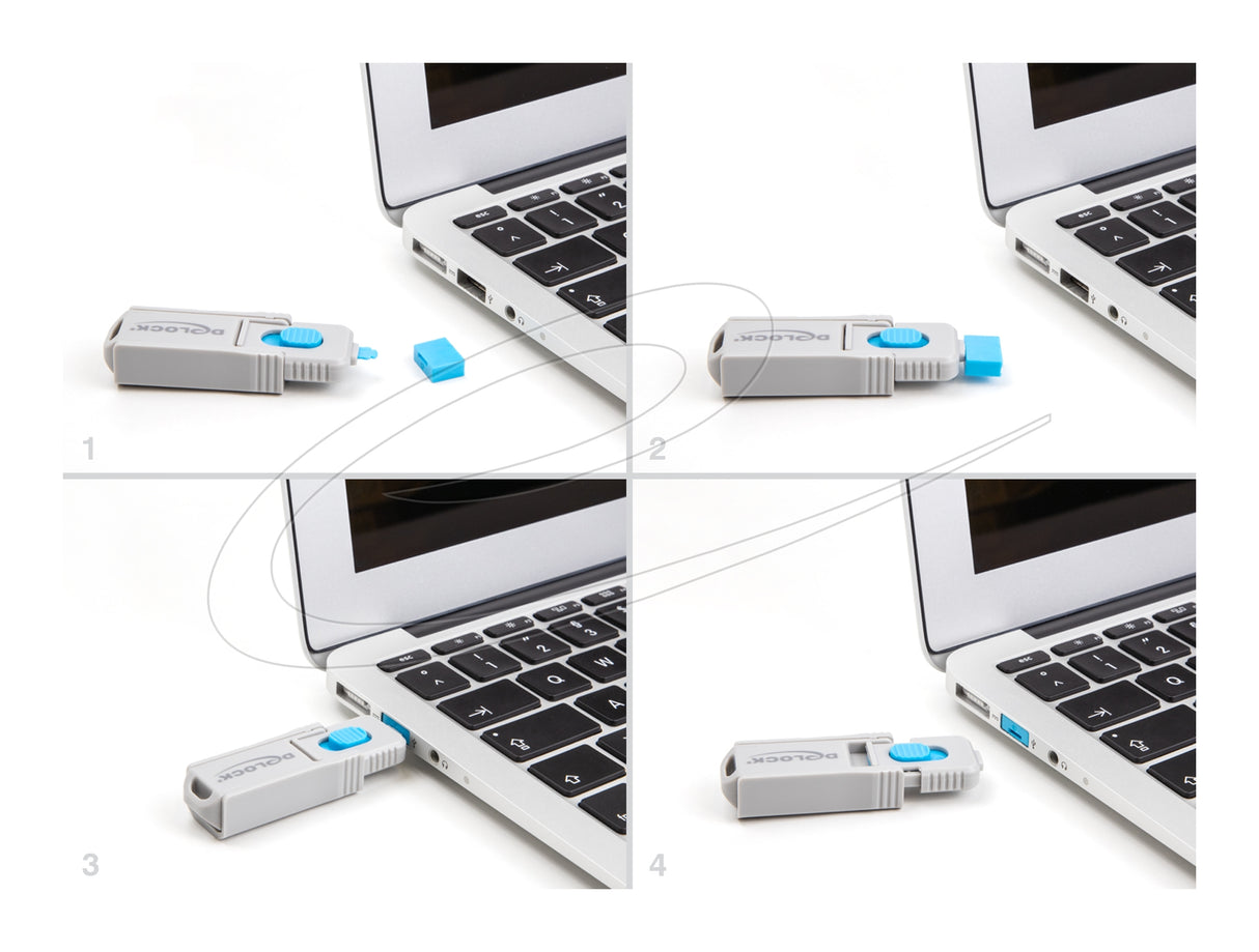 Delock 20923 | USB Port Blocker Set for USB Type-A Socket