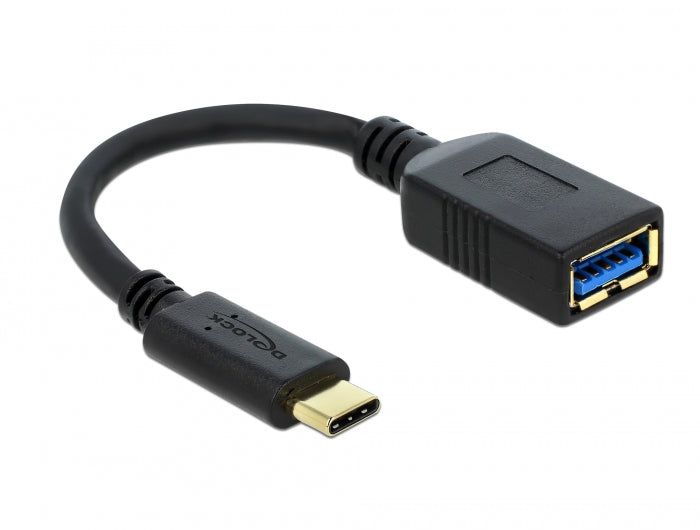 Delock 65634 | SuperSpeed USB Type-C™ male > USB Type A female 15cm