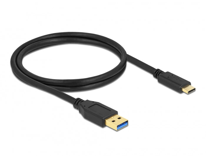 Delock 83870 | SuperSpeed USB 10 Gbps Cable Type-A to USB Type-C™ 1m