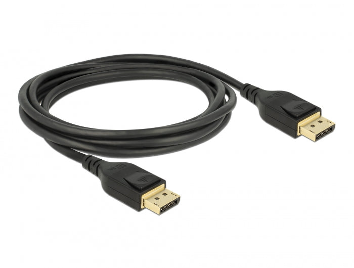 Delock 85660 | DisplayPort cable 8K 60 Hz 8K certified 2m