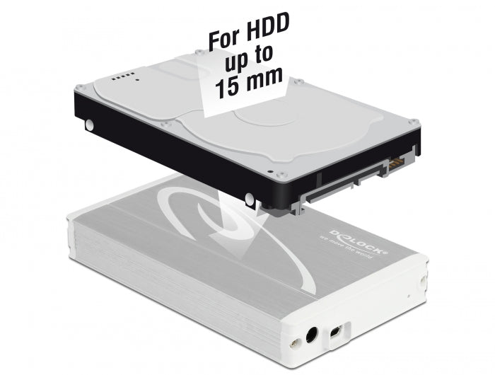 Delock 42510 | 2.5″ External Enclosure SATA HDD > Thunderbolt™