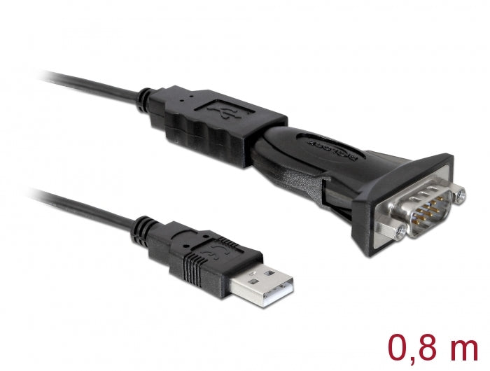 Delock 61460 | Adapter USB 2.0 Type-A to 1 x Serial RS-232 DB9