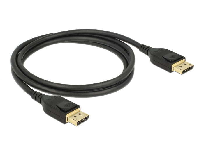 Delock 85658 | DisplayPort cable 8K 60 Hz 8K certified 1m