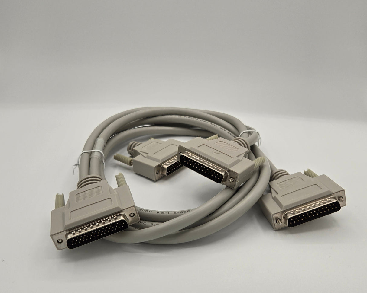 F-FS6077 Dual port EIA-530 (RS422) and RS232 DTE cable, DB25M connectors, 1.5 meters