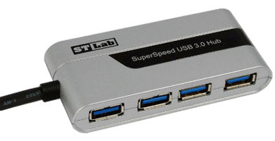 Portable 4 Port USB 3.0 Hub