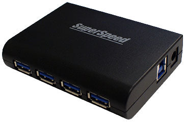 4 Port USB 3.0 Hub 4A PS