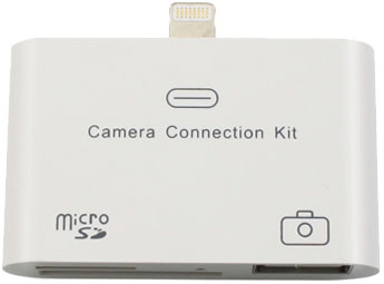 3-in-1 Camera Connection Kit/Memory Card Reader for iPad 4/iPad mini (Lightning 8-pin compatible)