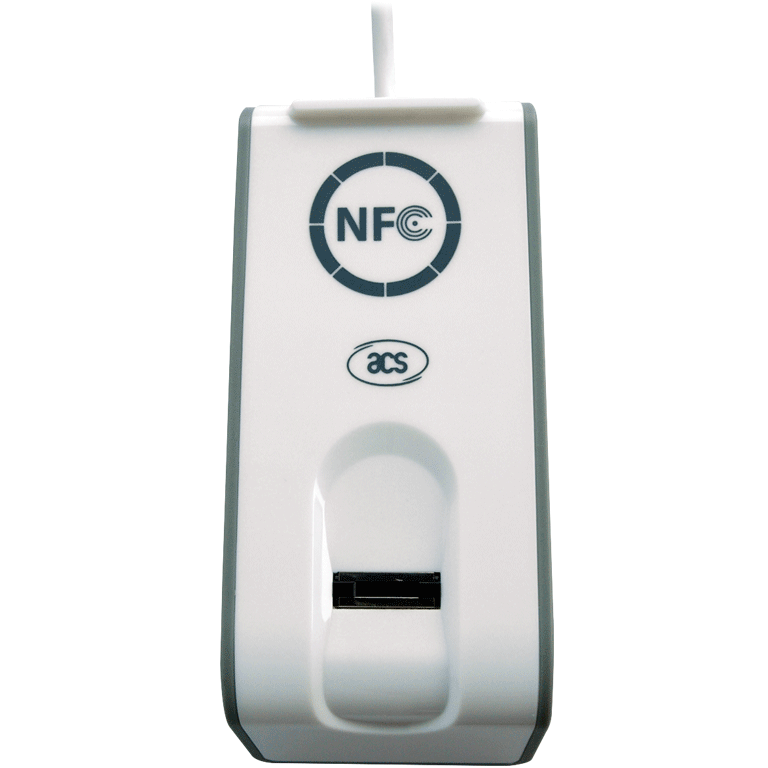 Contactless Near Field Communication (NFC) PC/SC Smart Card Reader with  Fingerprint Sensor AET62 USB, DISCONTINUED