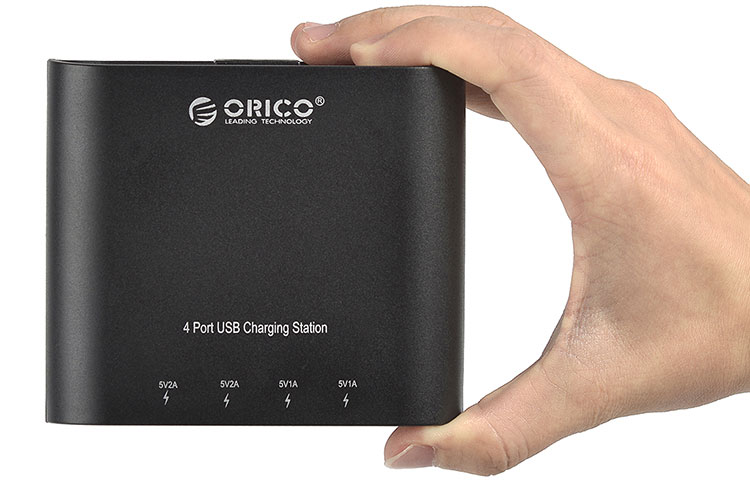 Orico 4-Port Wall AC USB Charger for Mobile Phones and Tablets DCH-4U