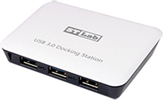 SuperSpeed USB 3.0 Hub 3 Port plus Gigabit Ethernet Docking Station U-810