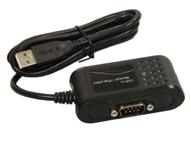 USB to Serial Port and 25-Pin Parallel Adapter, DISCONTINUED