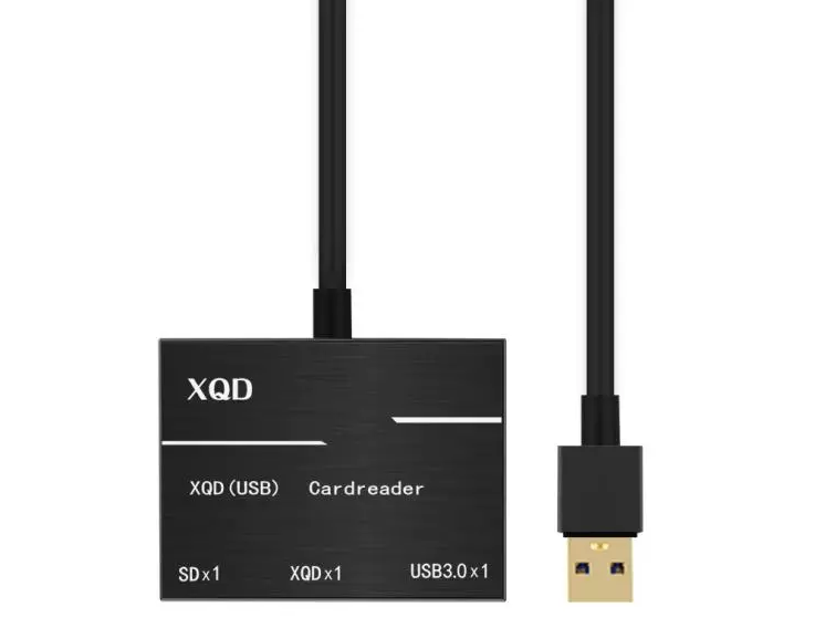 SuperSpeed USB 3.0 XQD and SD Card Reader + USB 3.0 port